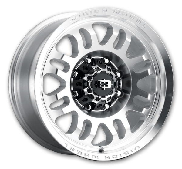 Vision Wheels 409 Inferno 17x8.5 Milled Machine Face 6x127 0mm 110mm