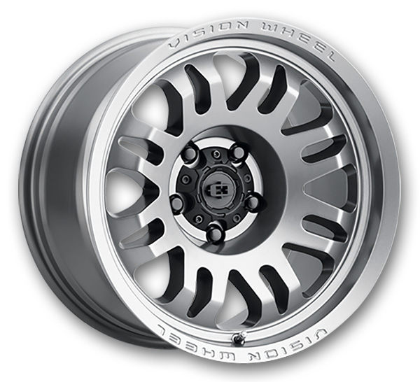 Vision Wheels 409 Inferno 17x9 Satin Grey 6x120 +12mm 67.1mm