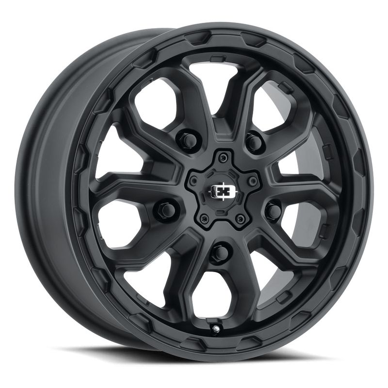 Vision Wheels 410 Korupt 16x6.5 Satin Black 5lug 5x130 +45mm 78.3mm