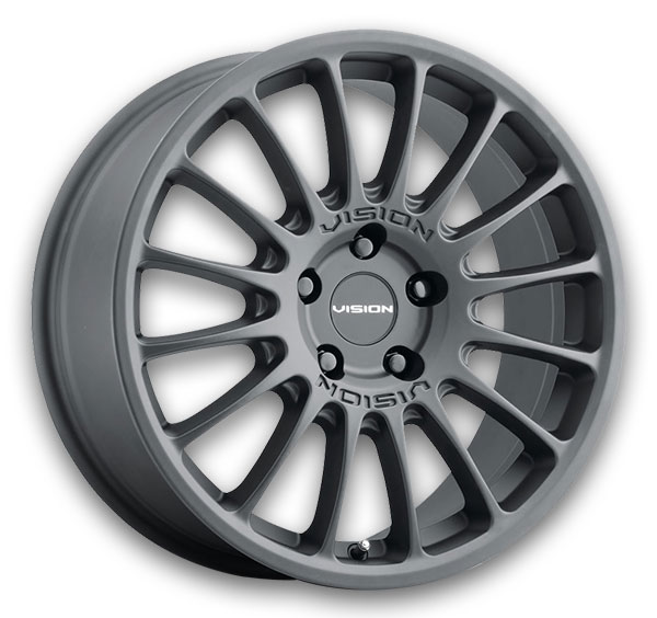 Vision Wheels 477 Monaco 15x7 Satin Black 5x100 15mm 56.1mm