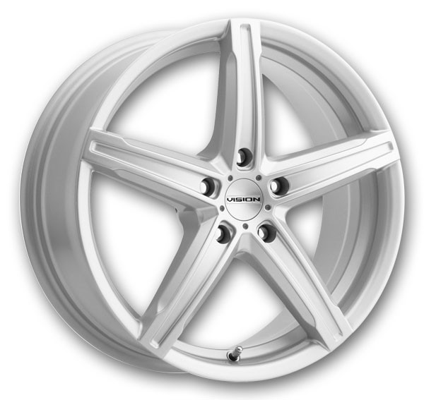 Vision Wheels 469 Boost 17x7 Silver 5x120 +38mm 73.1mm