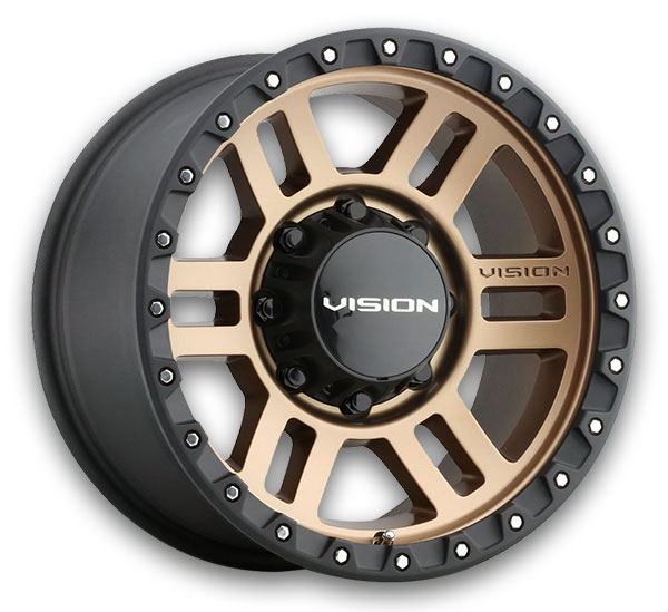 Vision Off-Road Wheels 354 Manx 2 17x9 Bronze 5x127 -12mm 78.1mm