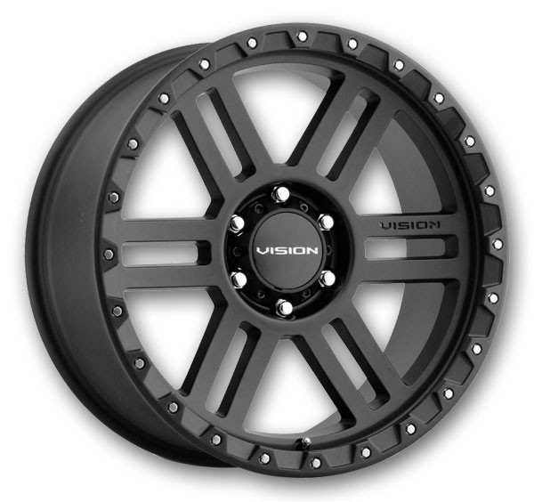 Vision Off-Road Wheels 354 Manx 2 17x9 Satin Black 8x165.1 +12mm 125.2mm