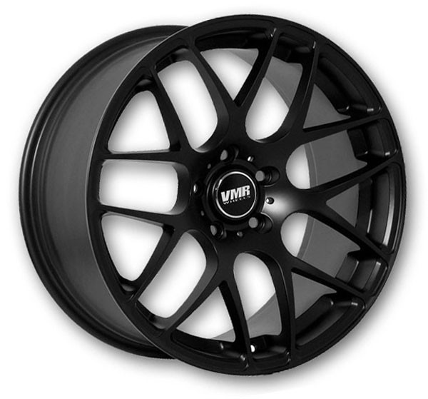 VMR Wheels V710 18x9.5 Matte Black 5x112 +22mm 57.1mm