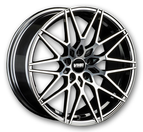 VMR Wheels V801 18x8.5 Mercury Black Metallic  +35mm 57.1mm