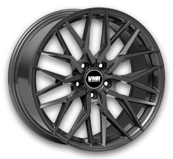 VMR Wheels V802 19x8.5 Anthracite Metallic Cone Seat  +25mm 57.1mm
