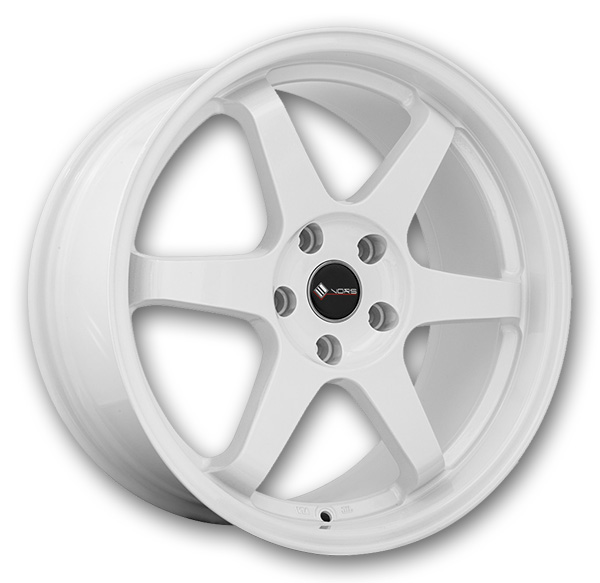 Vors Wheels TR37 18x9.5 White 5x114.3 +22mm 73.1mm