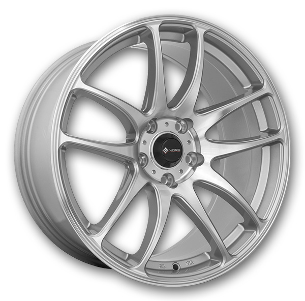 Vors Wheels TR4 20x9.5 Silver Machine Face 5x108 +35mm 73.1mm