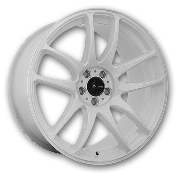 Vors Wheels TR4 18x10.5 White 5x120 +22mm 73.1mm