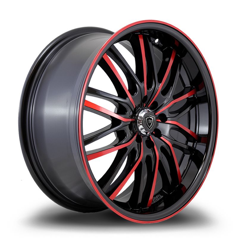 Black with Red Face