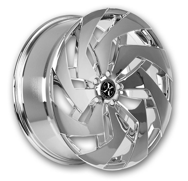 Xcess Wheels X04 26x10 Chrome 6x139.7 +26mm 78.1mm
