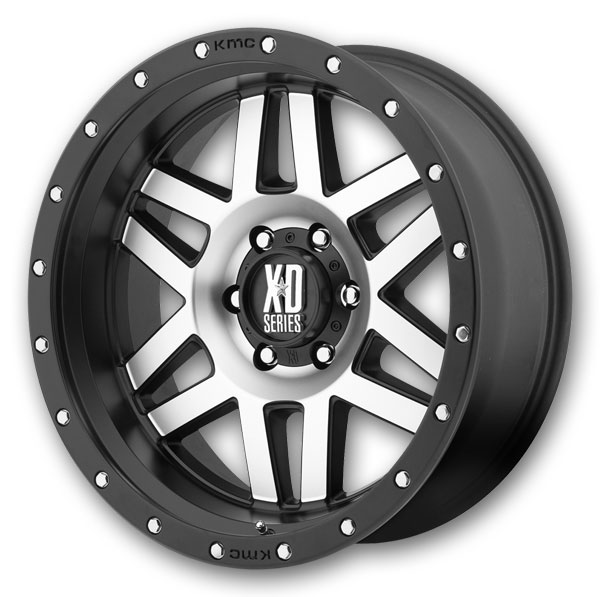 XD Series Wheels Machete 17x8.5 Machined Face Black Ring 5x127 +0mm 78.1mm