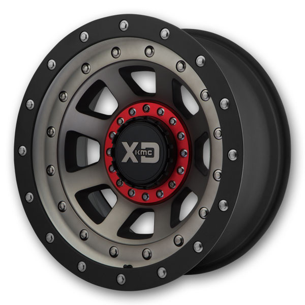 XD Series Wheels FMJ 17x9 Satin Black Dark Tint 6x135/6x139.7 -12mm 106.25mm
