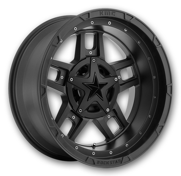 XD Series Wheels Rockstar III 17x9 Matte Black 6x135/6x139.7 -12mm 106.1mm