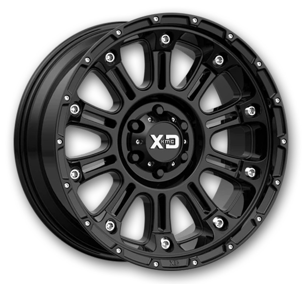 XD Series Wheels Hoss II 17x9 Gloss Black 5x127 -12mm 72.56mm
