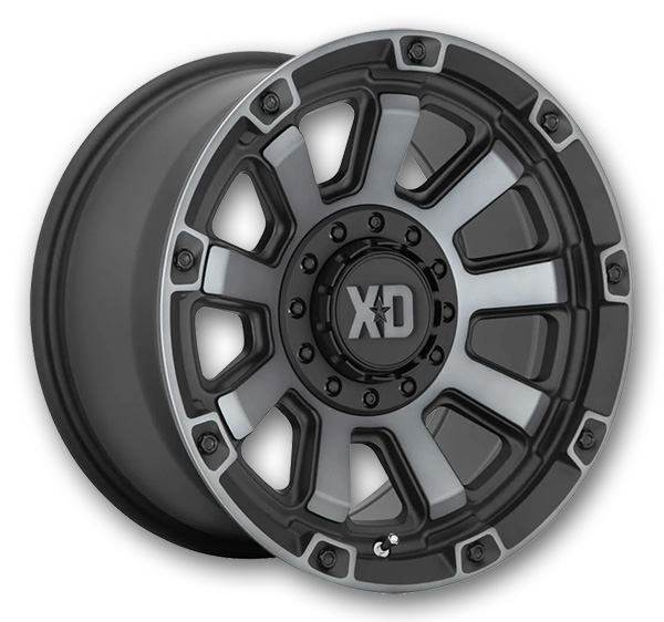 XD Series Wheels Gauntlet 20x9 Satin Black With Gray Tint 5x127/5x139.7 +0mm 78.1mm