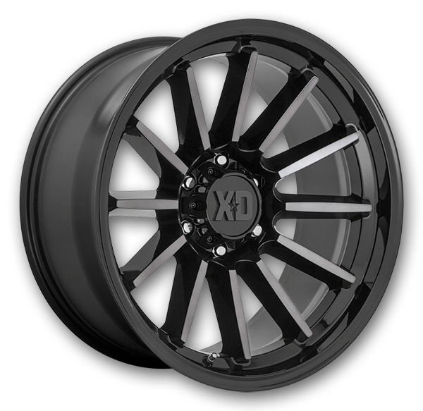 XD Series Wheels Luxe 20x9 Gloss Black Machined With Gray Tint 6x135 +18mm 87.1mm