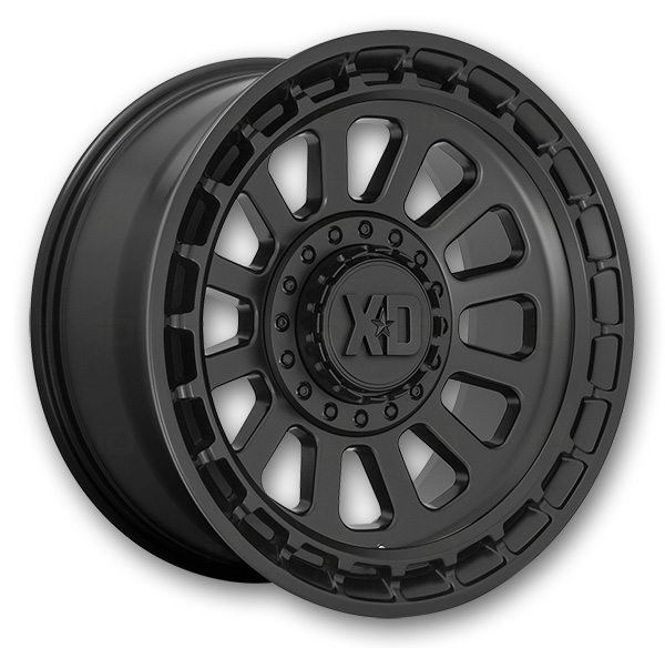 XD Series Wheels Omega 20x10 Satin Black  -18mm 78.1mm