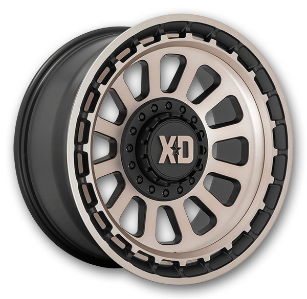 XD Series Wheels Omega 17x9 Satin Black With Bronze Tint  -12mm 78.1mm