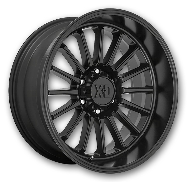 XD Series Wheels Whiplash 22x10 Satin Black 5x139.7 -18mm 78.1mm