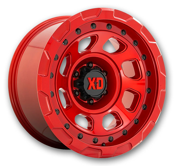 XD Series Wheels Storm 20x9 Candy Red 6x139.7 +0mm 106.1mm
