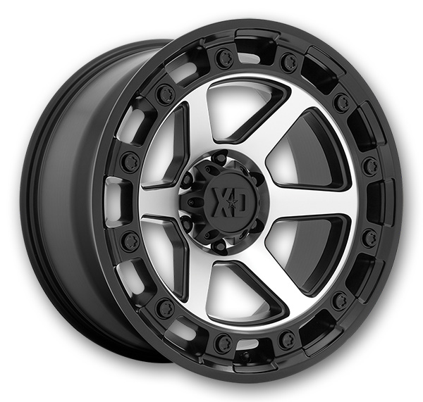XD Series Wheels Raid 20x10 Satin Black Machined 5x127 -18mm 71.5mm