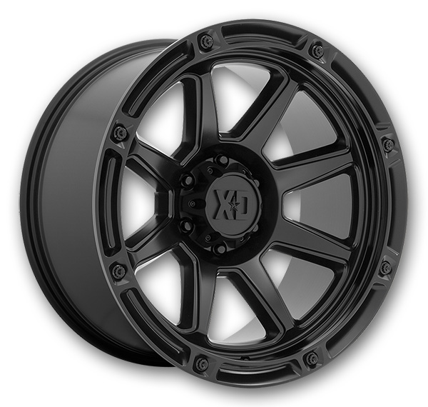 XD Series Wheels Titan 20x9 Satin Black 8x165.1 +18mm 125.1mm