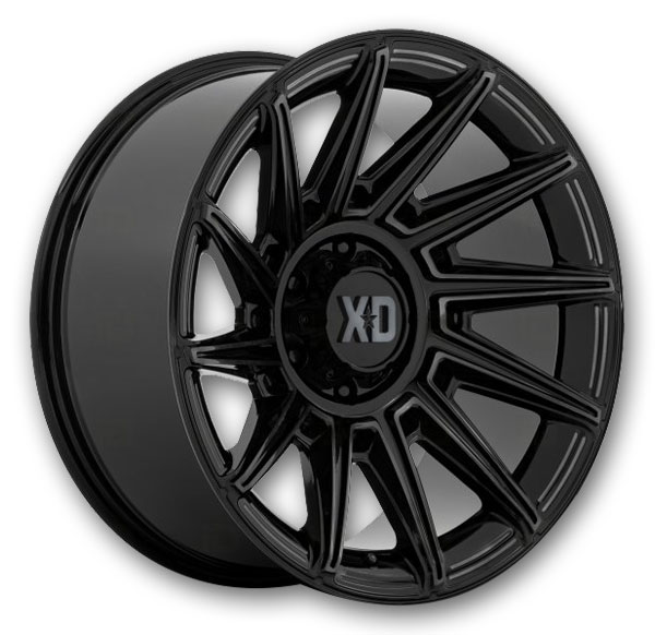 XD Series Wheels Specter 20x10 Gloss Black With Gray Tint 6x139.7 -18mm 106.1mm