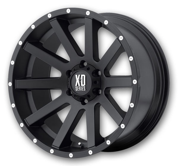 XD Series Wheels HEIST 18x8 Satin Black 5x114.3 +35mm 72.56mm