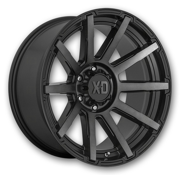 XD Series Wheels Outbreak 18x9 Satin Black With Gray Tint 5x127 +0mm 71.5mm
