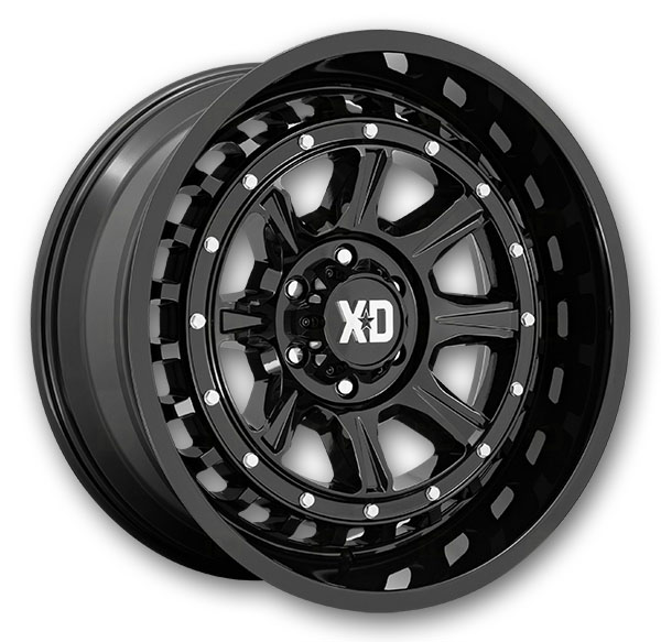XD Series Wheels Outlander 22x10 Gloss Black 6x135 -18mm 87.1mm
