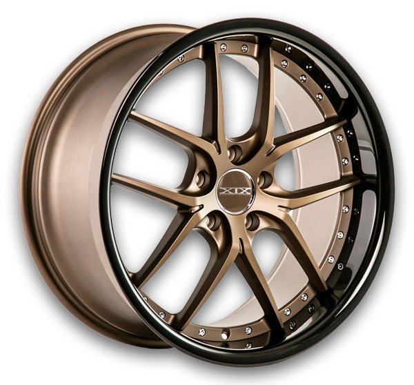 XIX Wheels X61 20x10 Matte Bronze With Gloss Black Lip 5x120 +25mm 72.56mm