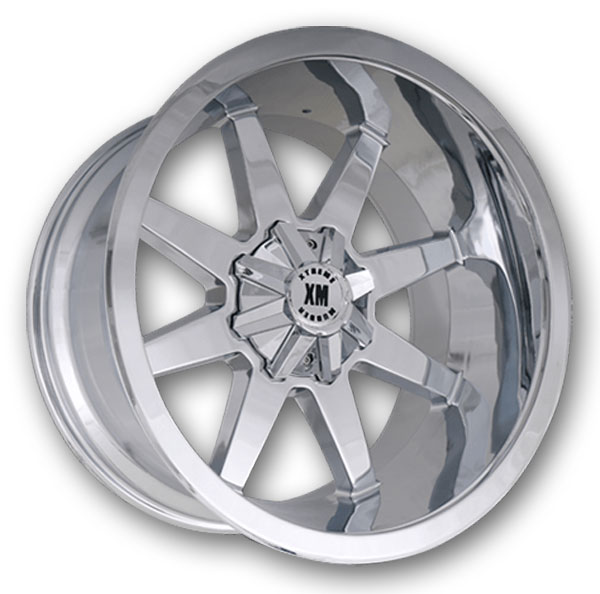 XM Offroad Wheels XM-304 26x14 Chrome With Dots 8x165.1 -76mm