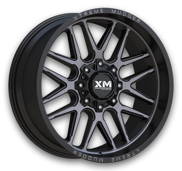 XM Offroad Wheels XM-338 20x10 Sanding Semi Matt Gunmetal 6x135/6x139.7 -18mm 108mm