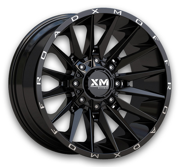 XM Offroad Wheels XM-352 20x10 All Black 5x127/5x135 -6mm 87.1mm