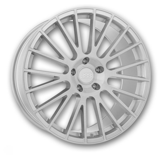 Big Baller Brand Wheels H190 Z04 20x9 Gloss Silver with Brushed Face  +20mm 72.6mm