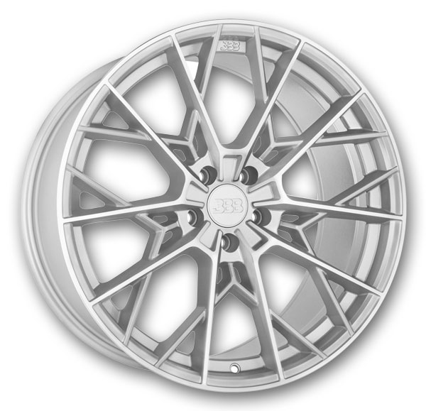 Big Baller Brand Wheels H164 Z10 20x9 Silver with Machined Face  +35mm 72.6mm