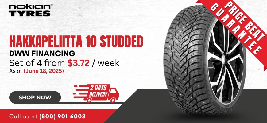 Nokian
Hakkapeliitta 10 Studded Tires